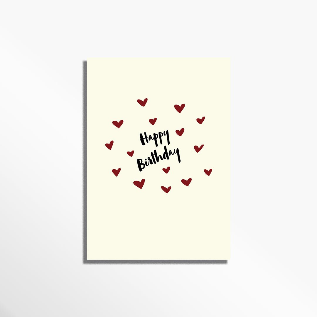 Grußkarte zum Geburtstag Happy Birthday