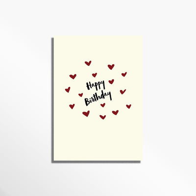 Grußkarte zum Geburtstag Happy Birthday