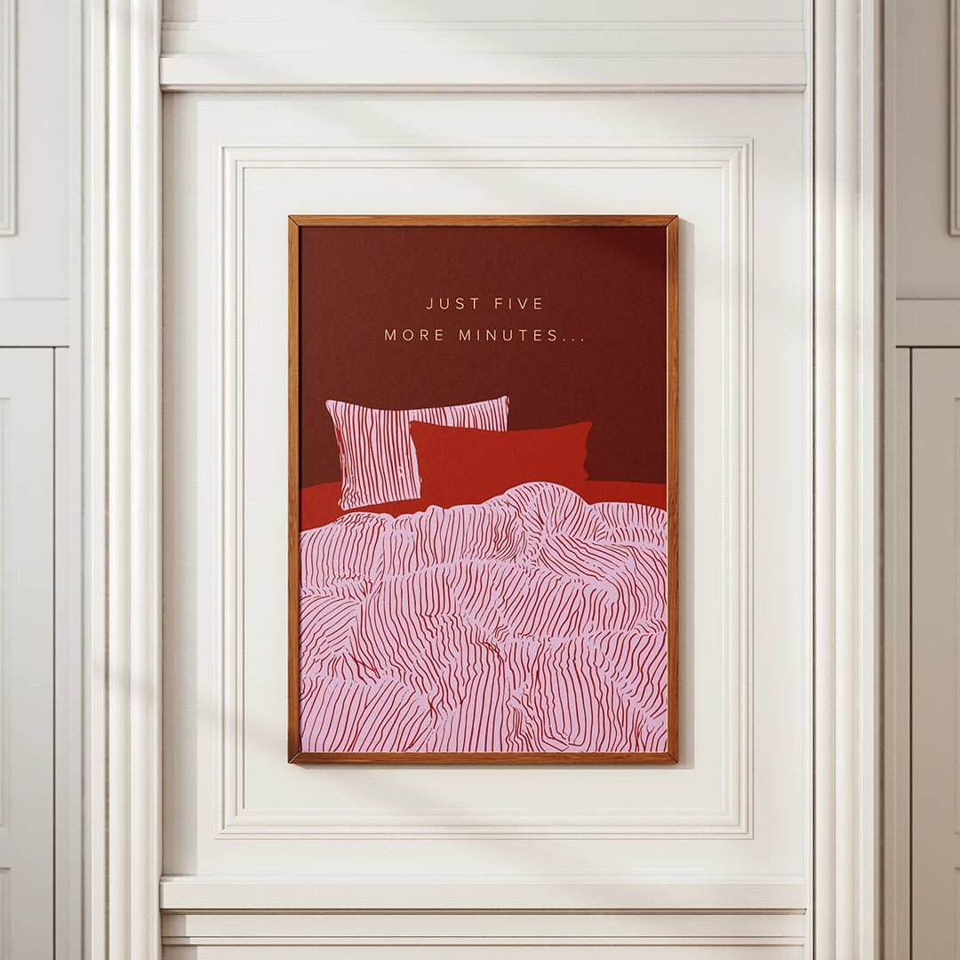 Poster als Wanddekoration für das Schlafzimmer